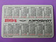 К08_095  Soviet Pocket Calendar / USSR / Aeroflot / Aviation / Airline /  Leningrad / 1994 - Formato Piccolo : 1991-00