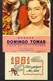 Calendrier 1961 Avec Photo De Romy Schneider Et Karlheinz Bohm, Du Film Sissi Emperatrice (17'5 X 38'5 Cms)(Ref.76961-1) - Grand Format : 1961-70