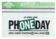 (ZZ 6 A) Phonecard - UK  - (1 Phonecard) BT Phone Day (1995) - Andere & Zonder Classificatie