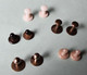 Lot De 5 Paires De Boutons De Manchette Anciens - Cuff Links & Studs