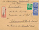 Alsace HINDENBURG Lettre Recommandée Obl " WICKERSHEIM ( UNTRE ELS ) 25/11/40 " Tarif Etranger 55pf CENSURE Censor - Cartas & Documentos