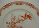 JOLI COMPOTIER CERAMIQUE CREIL & MONTEREAU B & Cie Déco Motifs Chinois Orangés COLLECTION DECO VITRINE Table - Creil Montereau (FRA)