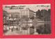 ZARAGOZA  ZARAGOSA  ALHAMA DE ARAGON TERMAS PALLARES No6 PALACIO Y LAGO REAL PHOTO RP CIRCULADA STAMP FOTPIA CASTANEI - Zaragoza