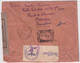 ESPAGNE - 1943 - ENVELOPPE RECOMMANDEE (MANUSCRIT !) De MANRESA Avec CENSURE ALLEMANDE + ESPAGNOLE => ST FONS (RHONE) - Brieven En Documenten
