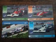 GREAT BRITAIN  4CARDS   2x2 +2x3 POUND CARD,     AUTOMOBILES/RACING CARS /SPORT CARS  PREPAID      **6109** - [10] Colecciones