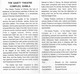 INDIA 2014 GAIETY THEATRE COMPLEX- SHIMLA--  Official Information Brochure - Zonder Classificatie