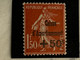 FRANCE N ° 277a C Sur 1er T, Adhér.s/gme TB Centrage  " SEMEUSE +50c ROUGE SOMBRE, C.A. 1931 " NEUF XX SUP - 1906-38 Semeuse Camée