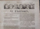 1834 Journal Satirique LE CHARIVARI - VUE GÉNÉRAL DE PARIS - DAUMIER 10 TÊTES - 1800 - 1849