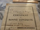 M-72 , Certificat De Bonne Conduite, 10e Régiment De Dragons, Montauban, 5 Mai 1927 - Dokumente