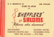 Hôtels Restaurant - Carte Publicité Restaurant Shefflers' Of Salome Arizona - Hotels & Restaurants