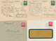 Hindenburg Alsace Lorraine Lot De 12 Lettres CP Entiers - A Etudier - Cartas & Documentos