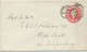 GB 1907 King EVII 1d Carmine VF Postal Stationery Env "LONDON-W.C. / W.C / 8" - Briefe U. Dokumente