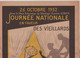 Journée Nationale Vieillards 1952 Auriol Uniopss Paris - Posters