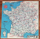 PUZZLE Départements Carte De FRANCE Jeux éducatif Instructif Création - Plastique - Vers 1960 - Puzzles