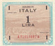 Italy #M10a 1943 1 Lira Banknote Currency - Occupation Alliés Seconde Guerre Mondiale