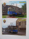2 PCs Estonia Tallinn City Views With Tram Retro Tram Modern PC - Tram