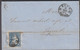 1854 - 1862. SCHWEIZ. Sitzende Helvetia. 10 RAPPEN. On Cover Cancelled BERN NACHM. 11... () - JF424105 - Gebraucht