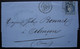 Le Havre P. Letessier Guano Du Pérou 1871 Affranchie Avec Un N°37 20 Centimes Siège Pour Alençon - 1849-1876: Periodo Classico
