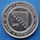 BOSNIA-HERZEGOVINA - 5 Feninga 2005 KM# 121 Federal Republic - Edelweiss Coins - Bosnia Y Herzegovina