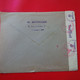 LETTRE RECOMMANDE BRUXELLES CACHET OBERKOMMANDO DER WEHRMACHT CENSURE POUR TROYES FRANCE OCCUPEE 1941 - WW II (Covers & Documents)