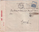 1941 - PALESTINE - ENVELOPPE Avec CENSURE ANGLAISE De JERUSALEM => CROIX-ROUGE GENEVE (SUISSE) - Palestina