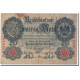 Billet, Allemagne, 20 Mark, 1910, 1910-04-21, KM:40b, TB - 20 Mark