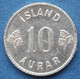 ICELAND - 10 Aurar 1970 KM# 10a Republic (1944) - Edelweiss Coins - Islandia