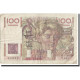France, 100 Francs, Jeune Paysan, 1953, 1953-06-04, B+, Fayette:28.37, KM:128d - 100 F 1945-1954 ''Jeune Paysan''