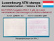 Luxemburg Luxembourg Timbres ATM 2 Kleines Postes * Je 1x Gelb.- / Weisslicher Gummi 1 Fr. ** Frama Automatenmarken - Vignettes D'affranchissement