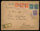 TREASURE HUNT [00019] Austria 1918 Reg. Cover To Germany With 6h Orange + 12h Blue-green + 3h Violet Definitive Stamps - Lettres & Documents