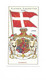 DENMARK Danemark Drapeau Flag  Emblem Cigarettes John Player & Sons TB   Like New 2 Scans - Player's