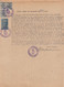 REVENUE STAMPS, KING MICHAEL, JUDICIAL STAMPS ON AFFIDAVIT, 1946, ROMANIA - Steuermarken