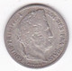 1/4  Franc 1834 A Paris Louis Philippe I, En Argent. - 1/4 Franc