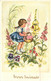 Carte   Illustration  -  Enfants ,  Fleurs , Heureux Anniversaire      C113  Photochrom  829 - Portretten