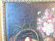 Delcampe - MORTELAZ (XIX-XXème) Huile Sur Toile Grand Format Nature Morte Aux Raisins Cerise Pêche Et Bouquet Fleuri - Olii