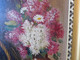 Delcampe - MORTELAZ (XIX-XXème) Huile Sur Toile Grand Format Nature Morte Aux Raisins Cerise Pêche Et Bouquet Fleuri - Olii