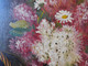 Delcampe - MORTELAZ (XIX-XXème) Huile Sur Toile Grand Format Nature Morte Aux Raisins Cerise Pêche Et Bouquet Fleuri - Olii