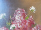 Delcampe - MORTELAZ (XIX-XXème) Huile Sur Toile Grand Format Nature Morte Aux Raisins Cerise Pêche Et Bouquet Fleuri - Olii