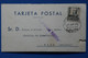 #15 ESPAGNE  BELLE CARTE  CENSURE MILITARE 1938 GUERRE CIVILE PRADANOS   POUR VIGO  + AFFRANCHISSEMENT. INTERESSANT - Nationalistische Censuur