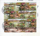 Israel 2007 "Hula Nature Reserve",Animals Decorated Irregular Complete Sheet Of 9 Stamps With FD PM's - Gebraucht (mit Tabs)