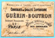 RARE Chromo Chocolat Guérin-Boutron. Les Petits Paysans. Le Départ. Fond Doré. Lith. Appel 3-1-34-1/2 - Guerin Boutron