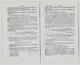 Bulletin Des Lois 891 1842 Ecole Préparatoire De Médecine Et De Pharmacie De Bordeaux/Droits De Navigation Canaux (coke) - Decrees & Laws