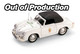 Porsche 356 Cabriolet - Portuguesa Police - 1952 - White & Black Roof - Brumm - Brumm