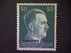 Russia, Scott #N58, Mint (*), 1941, Hitler Overprint Ukraine, 50pf, Myrtle Green - 1941-43 Ocupación Alemana