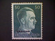 Russia, Scott #N58, Mint (*), 1941, Hitler Overprint Ukraine, 50pf, Myrtle Green - 1941-43 Occupazione Tedesca