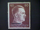 Russia, Scott #N59, Mint (*), 1941, Hitler Overprint Ukraine, 60pf, Dark Red Brown - 1941-43 Occupazione Tedesca