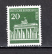 ALLEMAGNE BERLIN  N° 258 AVEC N° NOIR DE ROULETTE   NEUF SANS CHARNIERE COTE ? €   PORTE DE BRANDEBOURG - Roller Precancels