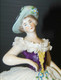 Delcampe - STATUETTE DANSEUSE PORCELAINE CAPODIMONTE Robe Dentelle Objet De Vitrine XIXe Collection Déco - Capodimonte (ITA)