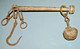 SUPERBE BALANCE ROMAINE BOIS Et Fer Forgé XVIIIe PESON ANCIEN Outil Ancien Déco - Outils Anciens