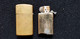 Briquet A Essence A Réviser ZIPPO 1932 1990 BRADFORD PA Moto HARLEY DAVIDSON Made In USA Aigle Globe Terrestre - Zippo